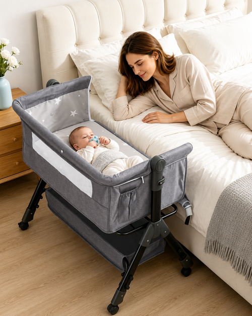 Nuvella 3-in-1 Baby Bassinet
